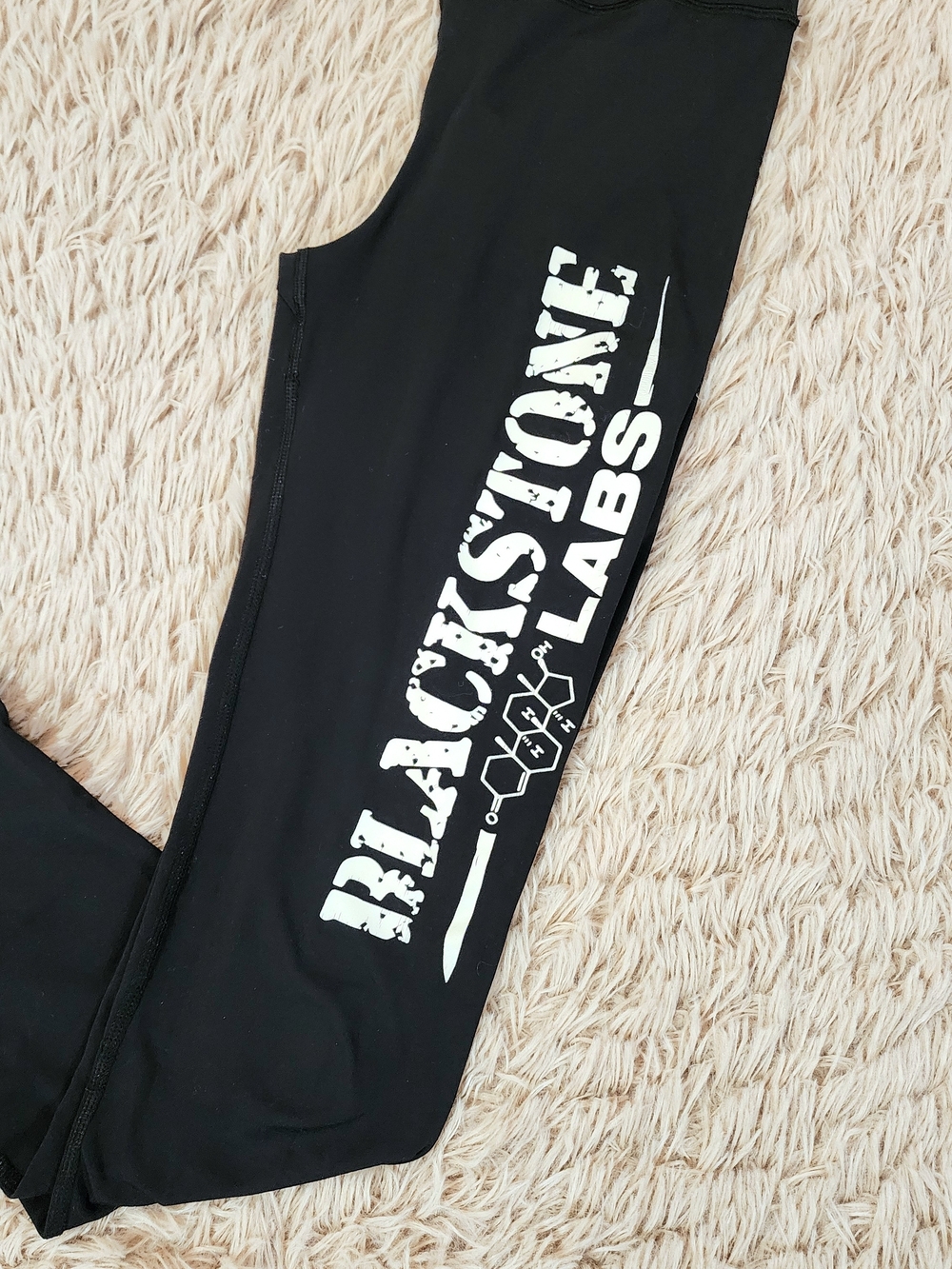 Blackstone Women's Black Logo Leggings